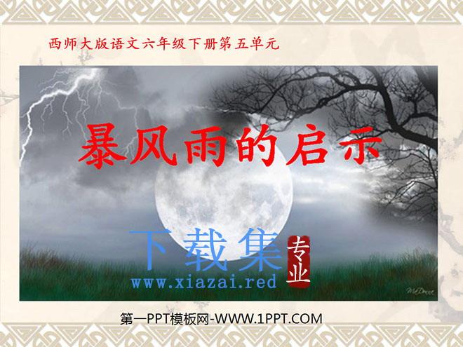 《暴风雨的启示》PPT课件2