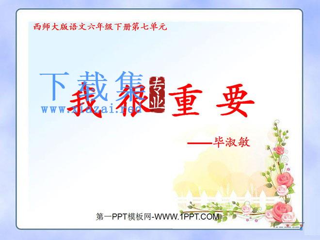 《我很重要》PPT课件