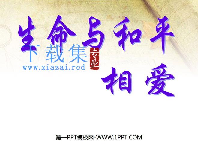 《生命与和平相爱》PPT课件2