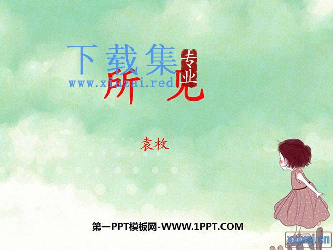 《所见》PPT课件3