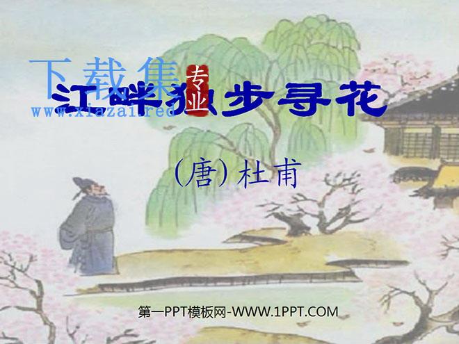 《江畔独步寻花》PPT课件3