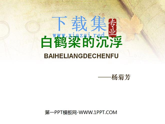 《白鹤梁的沉浮》PPT课件3