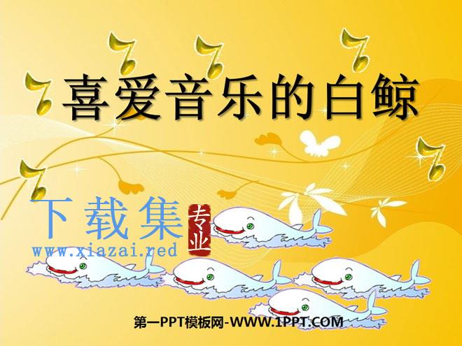 《喜爱音乐的白鲸》PPT课件4