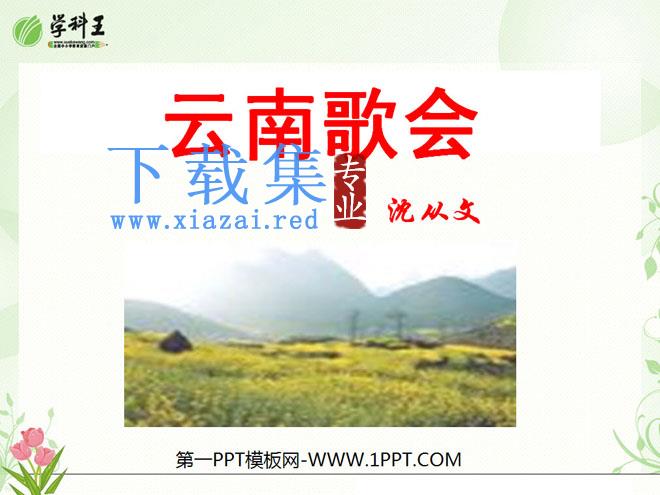 《云南的歌会》PPT课件7