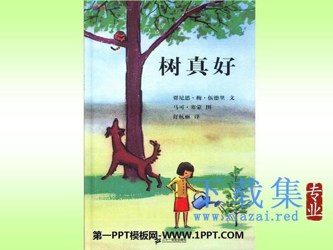 《树真好》绘本故事PPT