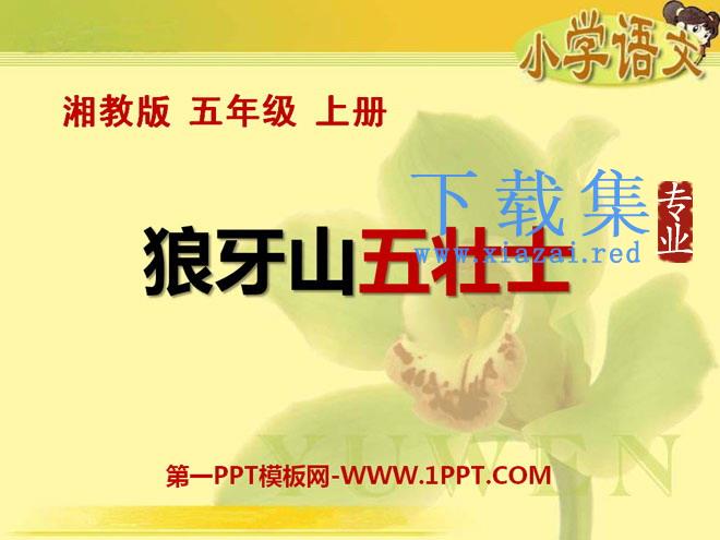 《狼牙山五壮士》PPT课件7