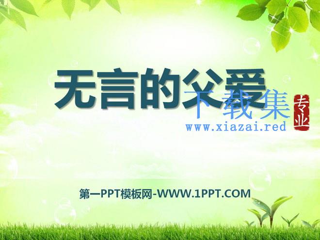 《无言的父爱》PPT课件