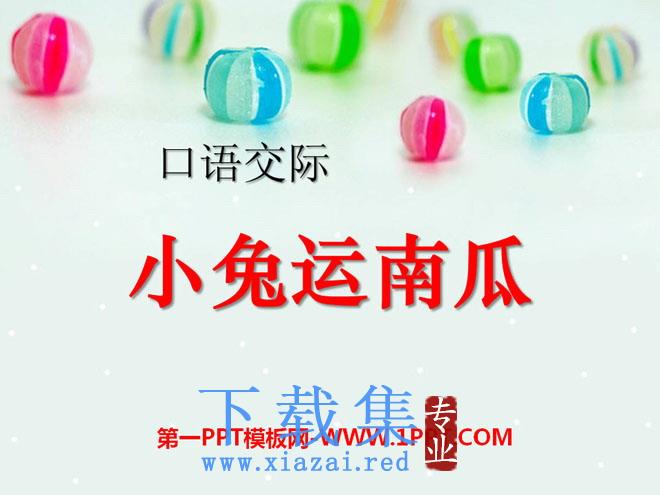 《口语交际：小兔运南瓜》PPT课件
