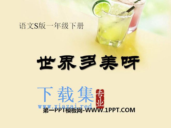《世界多美呀》PPT课件5