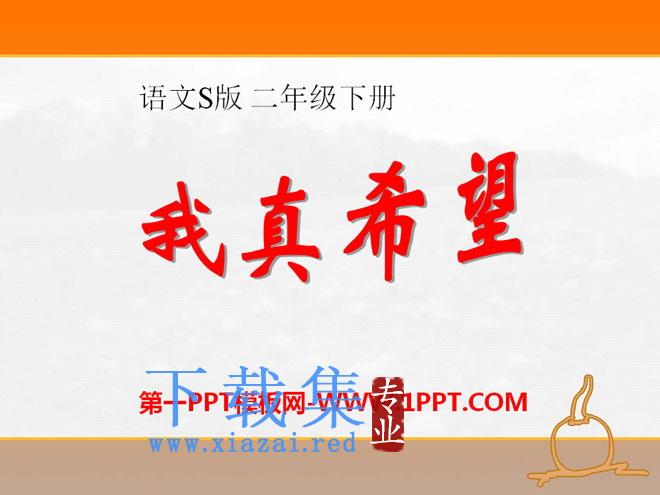 《我真希望》PPT课件6