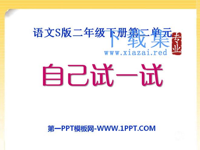 《自己试一试》PPT课件4