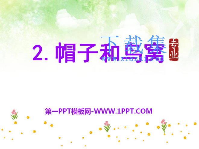 《帽子和鸟窝》PPT课件3