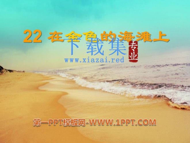 《在金色的海滩上》PPT课件3