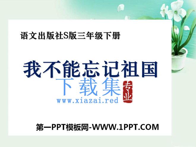 《我不能忘记祖国》PPT课件2