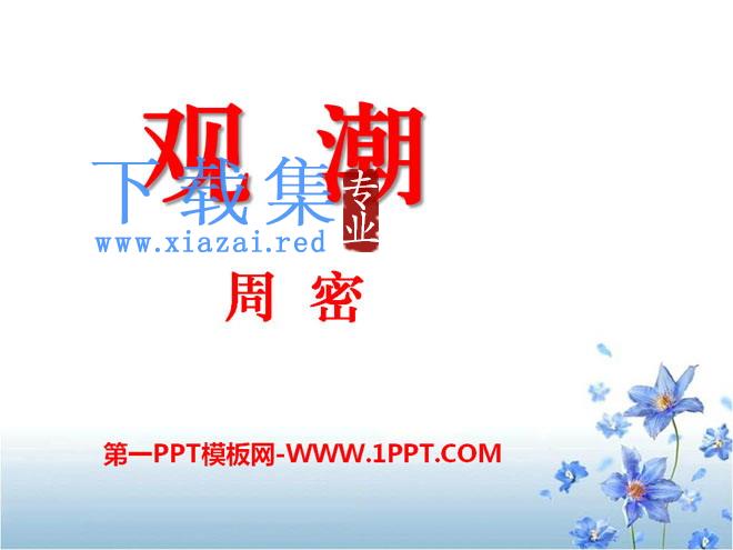 《观潮》PPT课件10