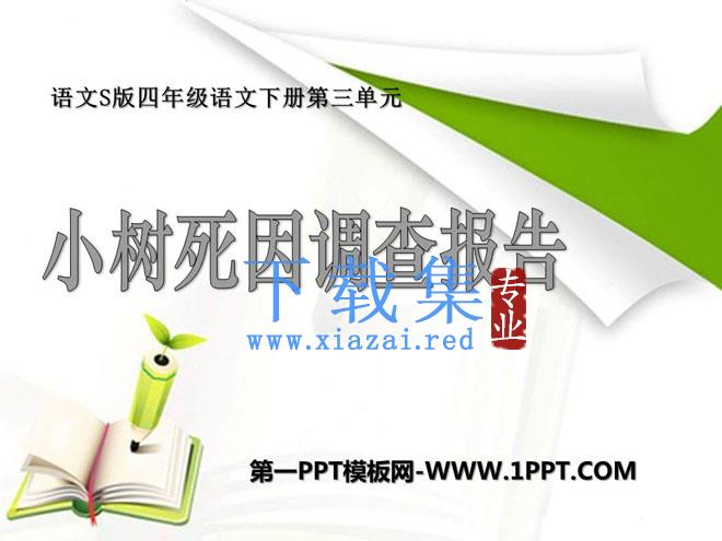 《小树死因调查报告》PPT课件3