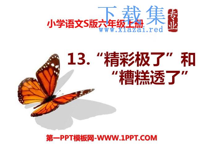《“精彩极了”和“糟糕透了”》PPT课件6