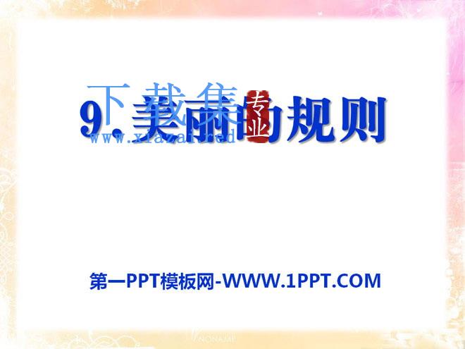 《美丽的规则》PPT课件2