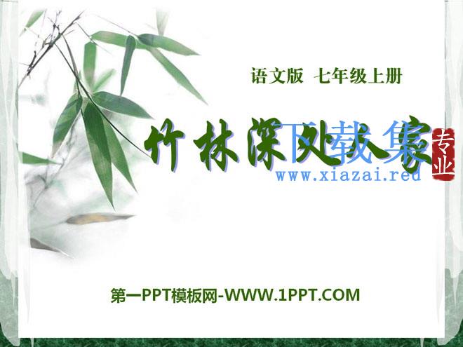 《竹林深处人家》PPT课件2