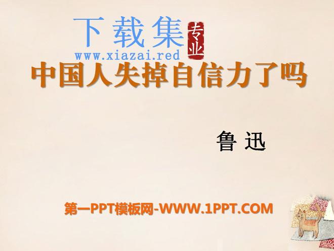 《中国人失掉自信力了吗》PPT课件11