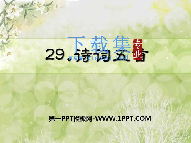 《诗词五首》PPT课件11