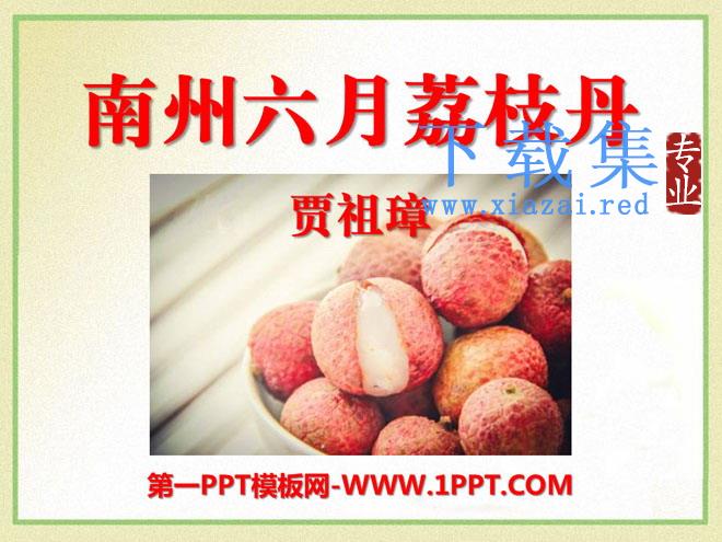 《南州六月荔枝丹》PPT课件3