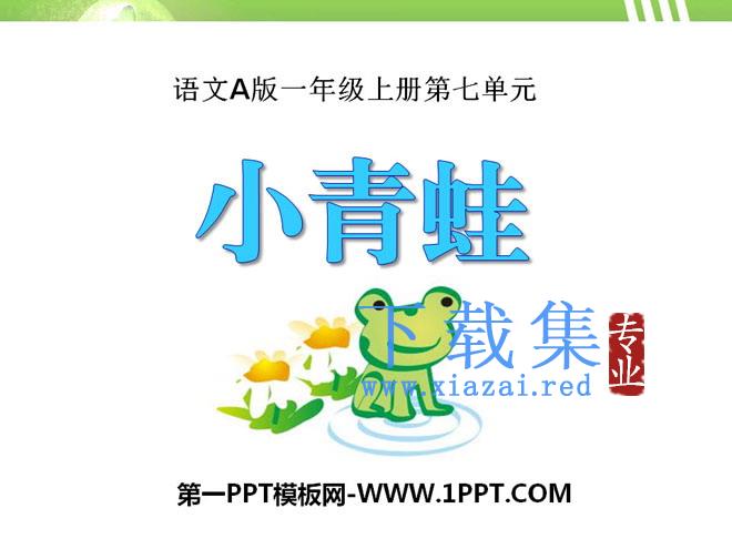 《小青蛙》PPT课件
