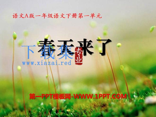 《春天来了》PPT课件2