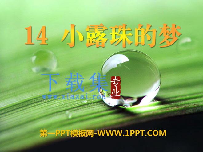 《小露珠的梦》PPT课件2