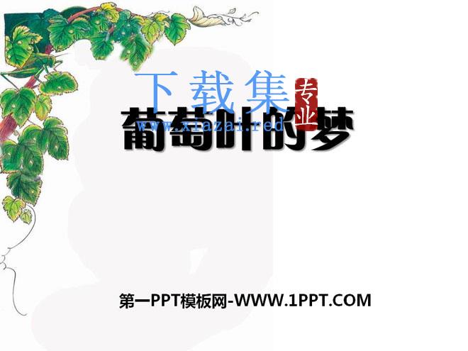 《葡萄叶的梦》PPT课件2