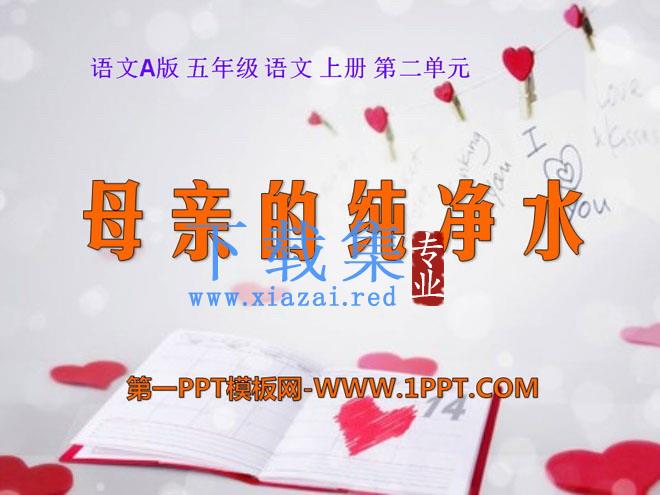《母亲的纯净水》PPT课件4