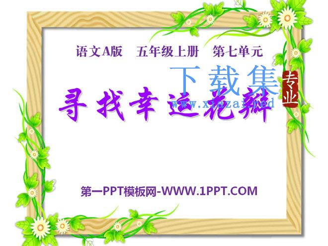 《寻找幸运花瓣》PPT课件4