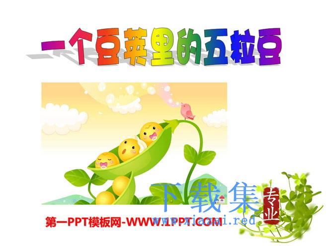《一个豆荚里的五粒豆》PPT课件2