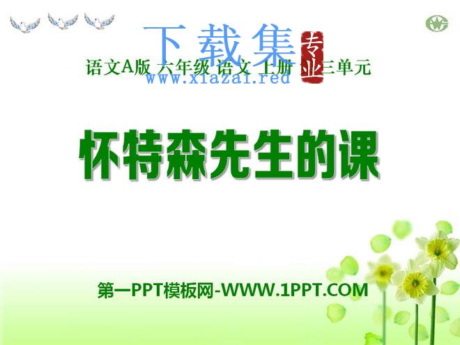 《怀特森先生的课》PPT课件2