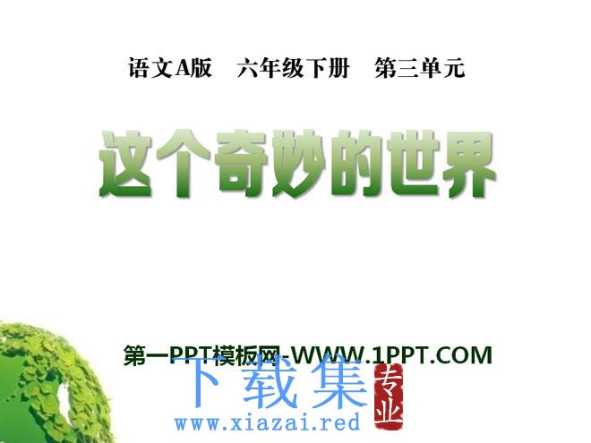 《这个奇妙的世界》PPT课件