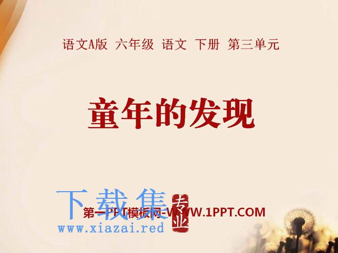 《童年的发现》PPT课件17