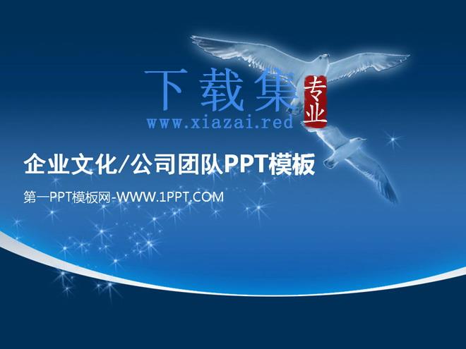 企业文化公司团队PPT模板