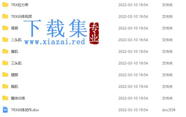 TRX训练全集