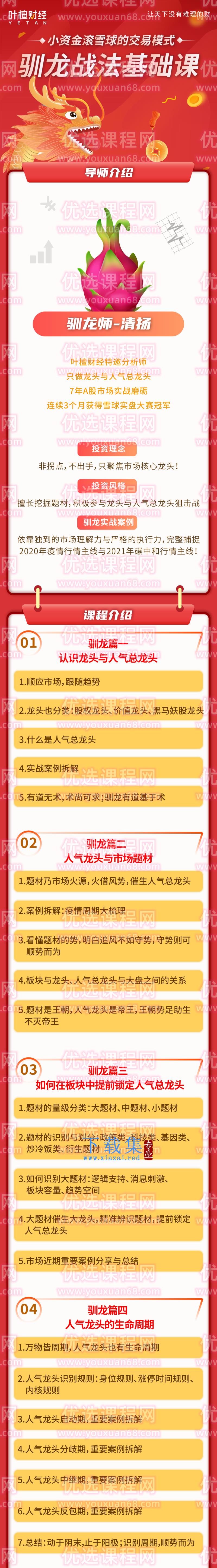 清扬：驯龙战法基础课，小资金滚雪球的交易模式