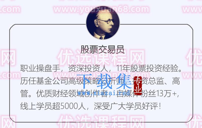 古彧职业操盘手是如何炼成的视频 80集