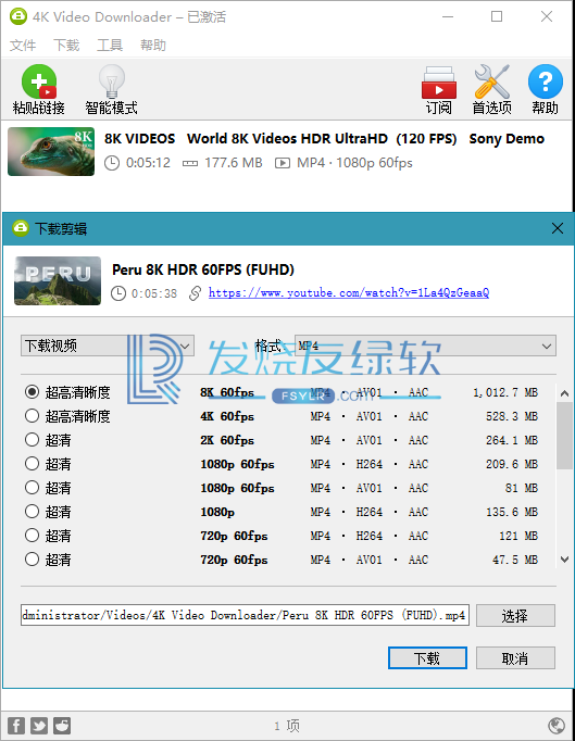 4K Video Downloader v4.21.1 Build 4960 | 高级版[Win版]