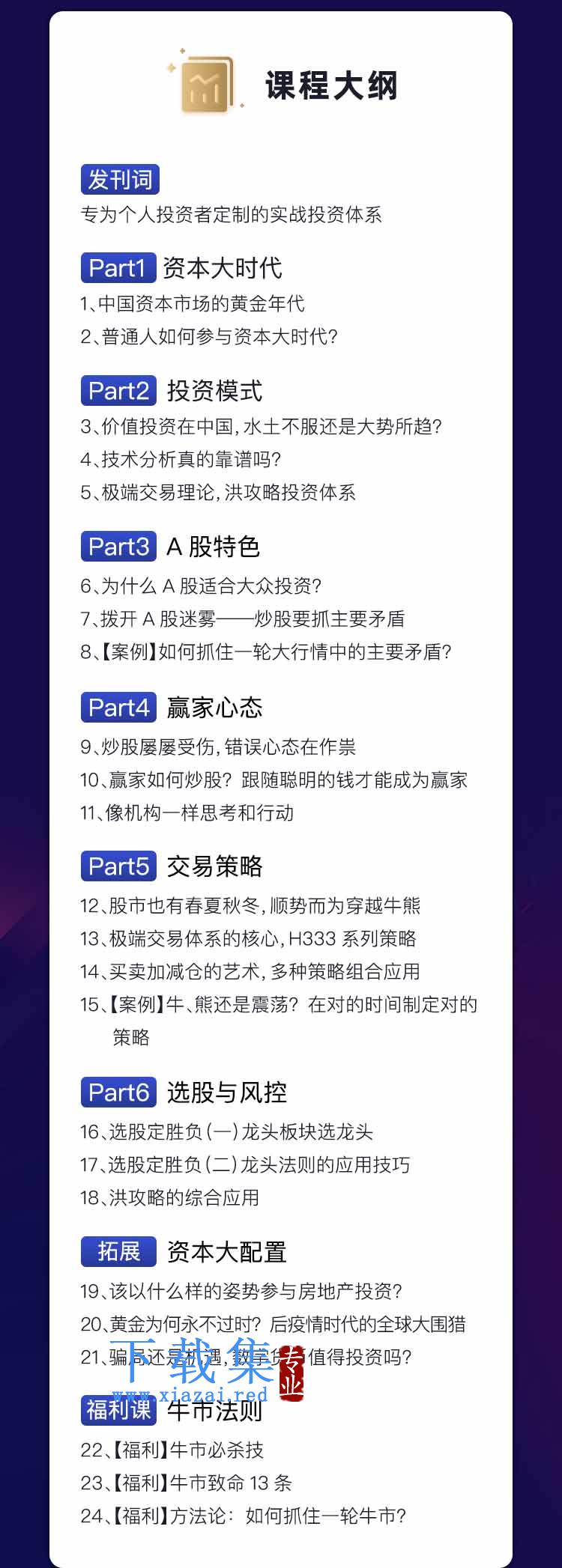 洪榕投资赢家实战指南-专为个人投资者定制的实战投资体系