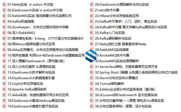 题外话：73本珍贵PDF电子书 ELK+Kibana+分布式+云原生+存储+缓存+Elasticsearch