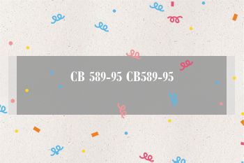 CB 589-95 CB589-95