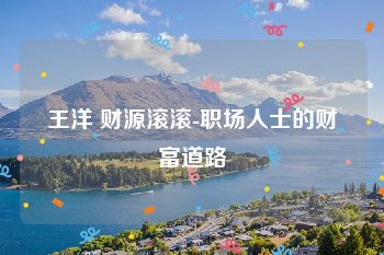 王洋 财源滚滚-职场人士的财富道路