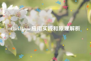 ClickHouse应用实践和原理解析