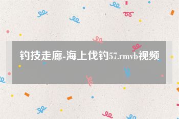 钓技走廊-海上伐钓57.rmvb视频