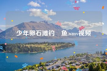 少年卵石滩钓鮫鱼.wmv视频