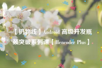 【扔物线】Android 高级开发瓶颈突破系列课【Hencoder Plus】