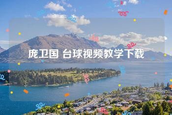庞卫国 台球视频教学下载